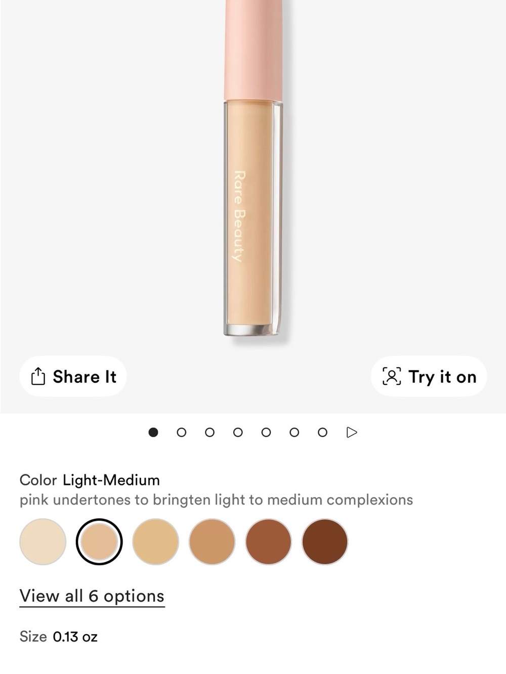 Rare Beauty Liquid Concealer — Light-Medium (Pink Undertones)